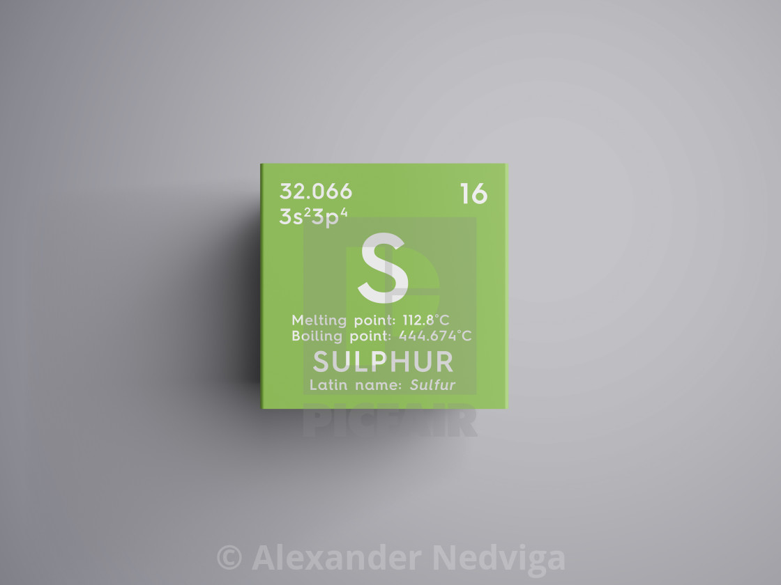Periodic Table Sulfur Element Symbol - Periodic Table Timeline